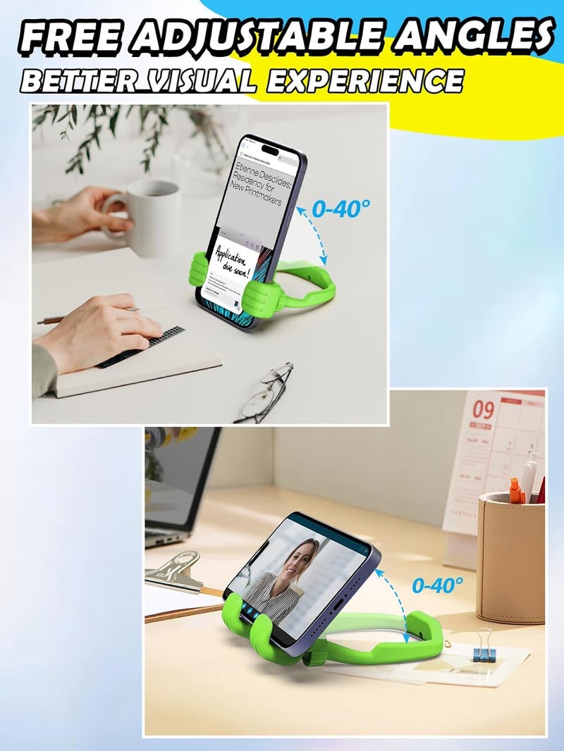 CALDEVER Valentines Gifts for Kids Teens Boys Girls Cell Phone Stand: Upgrade Adjustable Thumbs Up Lazy Phone Holder for Desk Fun Birthday Gifts for Grandma Adults Husband from Wife - Image 4